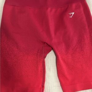 Pink Gymshark shorts